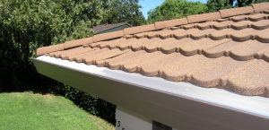 Rain gutter guard Danville