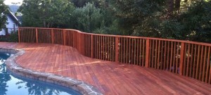 Wood deck power wash and seal Pleasanton